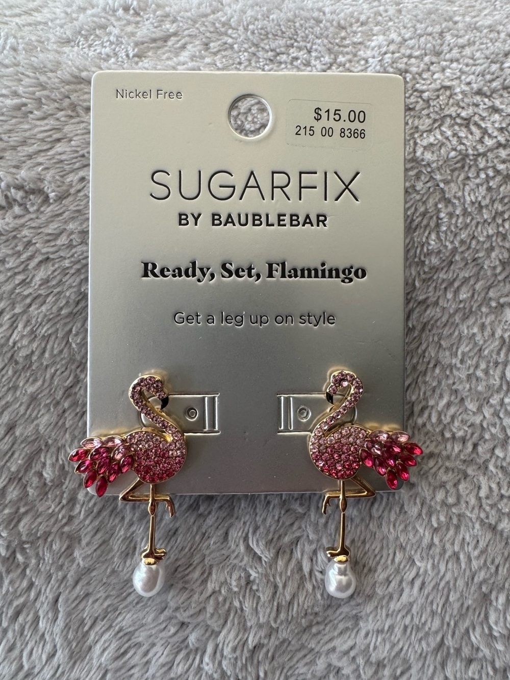 Sugarfix Women’s Ready Set Flamingo Earrings